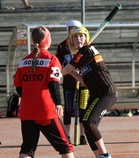 Riia Virto latasi 3-rajasta 2 juoksun arvoisesti. Myös lukkaripeli sujui loistavasti