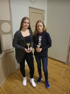 D-tytöt Kati Leijala ja Emmi Lehtiranta