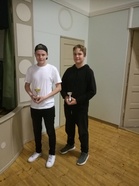 D-pojat Lassi Kaskinen ja Leevi Aulasvuori