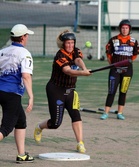 I-palkittu Riikka Kahilainen oli tänään hyvällä lyöntipäälllä. Kovakätinen peluri hoiti myös 3-polttajan tontin mallikkaasti.