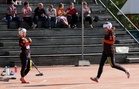 Saara Simolinin oli helppo tuoda juoksu runsaslukuisen yleisön edessä.